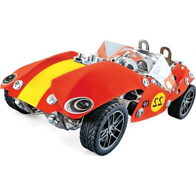 Alltoys Kovová stavebnice retro závodní auto 230 ks