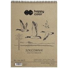 CBPAP Blok skicák BIRDS A4 bílý 90 g m2 80 listů Happy Color