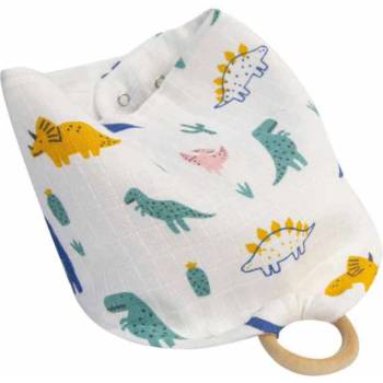 BabyJem Лигавник с дървена халка BabyJem - Dino (678)