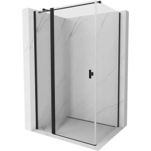 Mexen Mist T кабина душова врата 110 x 95 cm, прозрачна, черна - 8A4T-110-095-70-00 (8A4T-110-095-70-00)