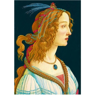BlueBird Sandro Botticelli idealizovaný portrét dámy 1 1000 dílků