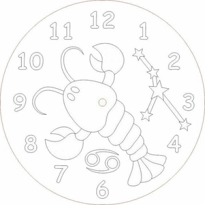 Radost v písku 2509 Пясъкоструйни изображения Рак (2509-RADOST)