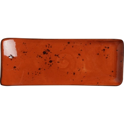 FINE DINE Servírovací talíř 215x90 mm, oranžový Dahlia