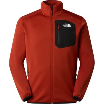 The North Face Мъжко поларено яке The North Face Crest Full Zip Fleece jacket - Iron Clay / Black (005-5397-0613)