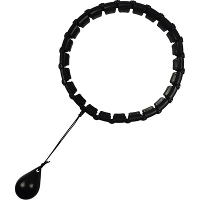 ENERO FIT Masážní Hula Hop se závažím 115 cm černý