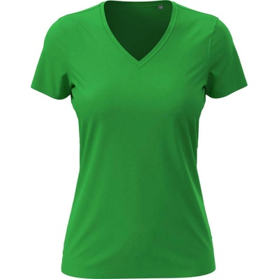 Classic T V neck Tričko dámske STEDMAN zelená Kelly