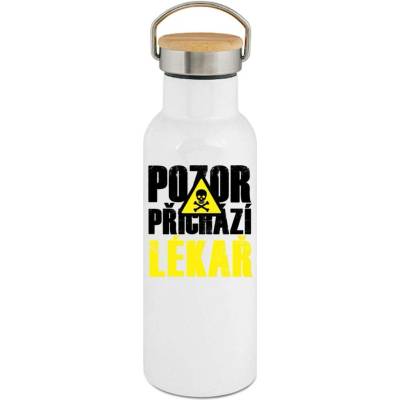 123TRIKO termoska Pozor přichází Lékař 500 ml narozeniny