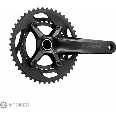 Shimano GRX RX600 dvojdielne kľuky bez ložiska, 175 mm, 2x10, 46/30T