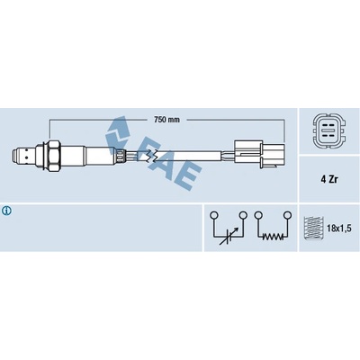 Lambda sonda FAE 77291