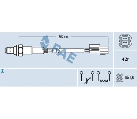 Lambda sonda FAE 77291