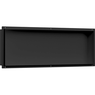 CERANO - Zápustná polička/nika do obkladu - černá matná - 60x20x10 cm