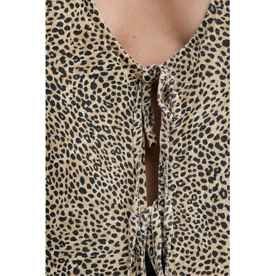 Rip Curl блуза дамска от лен ANIMAL INSTINCTS (06XWSH)