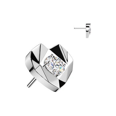 Šperky4U Ozdobná část k PUSH IN piercingu TITAN TIT1667
