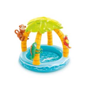 Intex Надуваем басейн Intex Baby - Тропически остров, 102 х 86 см (422633)