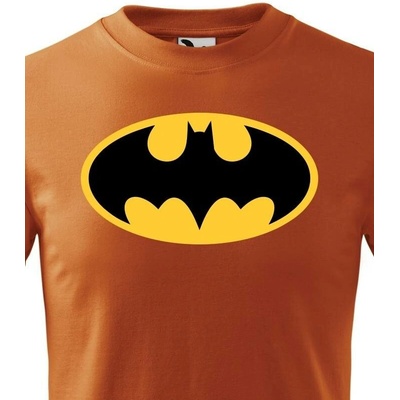 Dětské tričko Batman Oranžová Canvas Dětské tričko Bezvatriko.cz 1