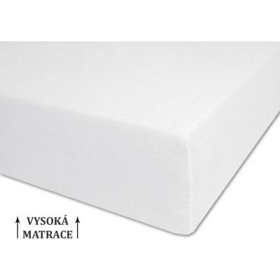 Brotex Froté prostěradlo na vysokou matraci bílé 80x200