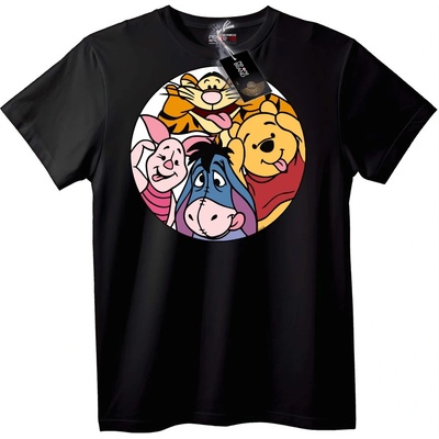 NOONEBRAND Тениска Winnie the Pooh и Приятели - S, White