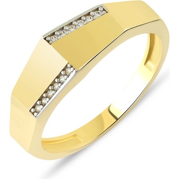 Lillian Vassago Originálny zlatý prsteň so zirkónmi LLV06 GR013