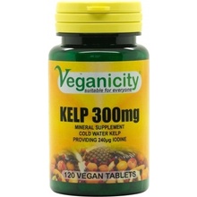 Veganicity Kelp zdroj jódu 300 mg 120 tabliet