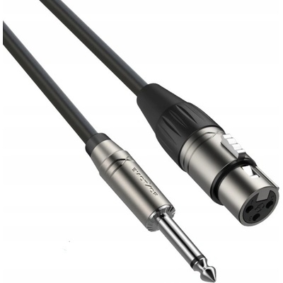 Kabel XLR - jack 6,3 mm Roxtone SMXJ210L5, délka 5 m