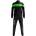 Zeus Мъжки анцуг Zeus Tuta Apollo Men Tracksuit Black Neon Green