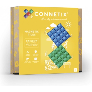 Connetix Rainbow Blue & Green Base Plate 2 ks