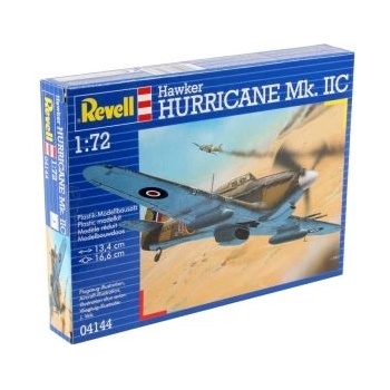 Revell - Сглобяем модел - Изтребител - Халкър Хурикан Mk. IIC (R04144)