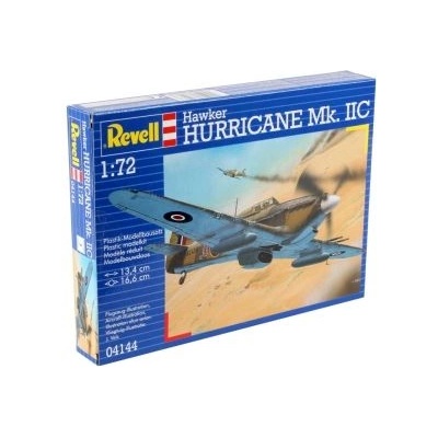Revell - Сглобяем модел - Изтребител - Халкър Хурикан Mk. IIC (R04144)