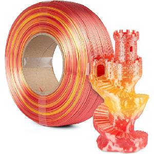 Spectrum ReFill PLA Silk Rainbow Fire Red - 1, 75 mm / 1000 g (81285)