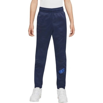 Nike THERMA FIT GFX 1 chlapecké tepláky tmavě modrá