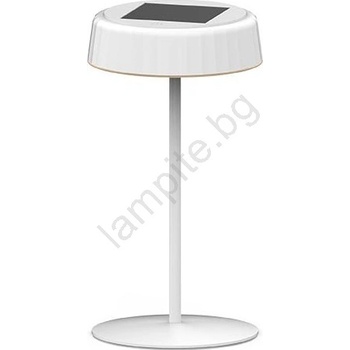 PANLUX Led Димируем соларен акумулаторен настолна лампа vivien led/3w/5v 2700k ip54 бял (px0378)