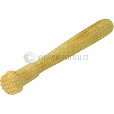Dřevěné drtítko hnědé 22 cm 859505487402
