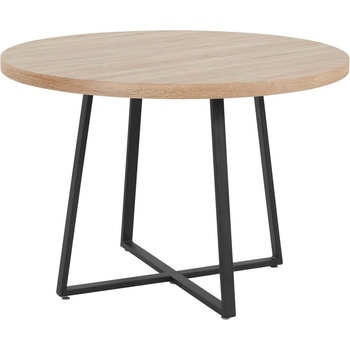 Støraa Кръгла трапезна маса с дъбов плот в естествен цвят ø 110 cm Anja - Støraa (58707387)