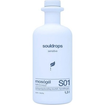 Souldrops Sensitive Eko Prací gél na farebné prádlo Oblaková kvapka 1300 ml