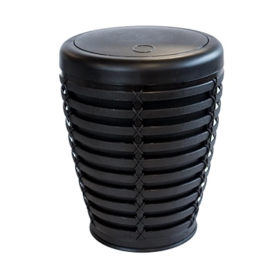 primanova PN-Кош с люлеещ капак 7.5L PALM КАФЯВ Ø23.5xh30cm (М-Е21-10-10) (0137164)