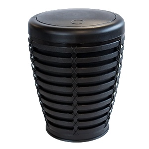 primanova PN-Кош с люлеещ капак 7.5L PALM КАФЯВ Ø23.5xh30cm (М-Е21-10-10) (0137164)