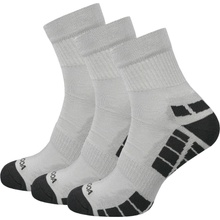 MOOA Silver Bamboo Mid 3-pack sivá