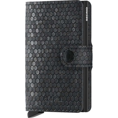 Secrid Кожен портфейл Secrid Miniwallet Hexagon Black (MHe.Black)