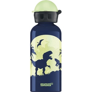 SIGG Детска бутилка за вода Sigg Kid's Aluminium Water bottle - Glow Moon Dinos - размер 0, 4 l (533-1019-0611)
