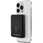 KARL LAGERFELD индуктивен powerbank KLPBM5KIOTTGK 5000mAh черен NFT Outline Ikonik MagSafe (KLPBM5KIOTTGK)