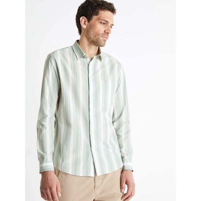 Celio Памучна риза с бастиета Celio Celio | Zelen | МЪЖЕ | S