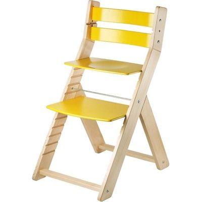 Posedo Rostoucí židle Sandy lak / žlutá
