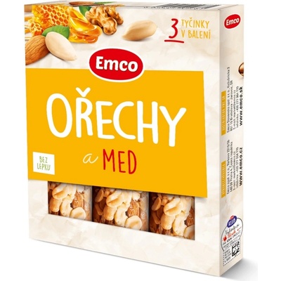 Emco Tyčinka Orechy a med 3 x 35 g