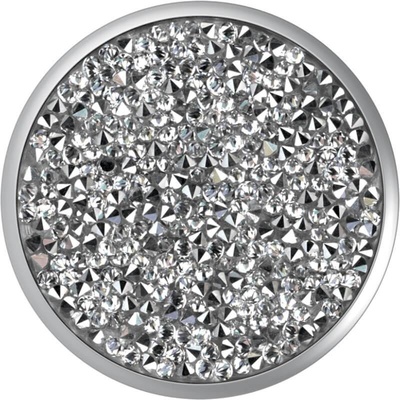 Popsocket за телефон LUXE Swarovski crystals - Сребрист