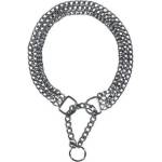 TRIXIE Semi - Choke Chain Chromed Triple Row - Троен метален нашийник , колие за кучета 45см / 2.5 см