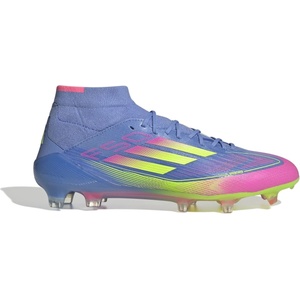 Adidas Дамски футболни бутонки adidas F50 Elite Firm Ground Football Boots Womens - Blue/Lemon/Pink