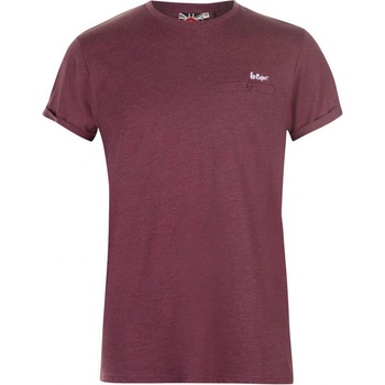 Lee Cooper tričko pánské Burgundy Marl WH598414-09