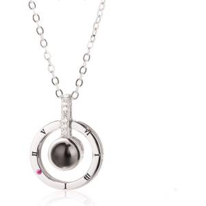 Silenti Jewelry Сребърно колие "Безгранична Любов