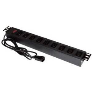 ALANTEC Alantec PZ010 power extension 1.8 m 9 AC outlet(s) Indoor Black (PZ010)