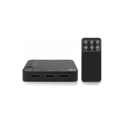 HDMI суич ACT AC7841, 5x1, 4K@60Hz, Черен